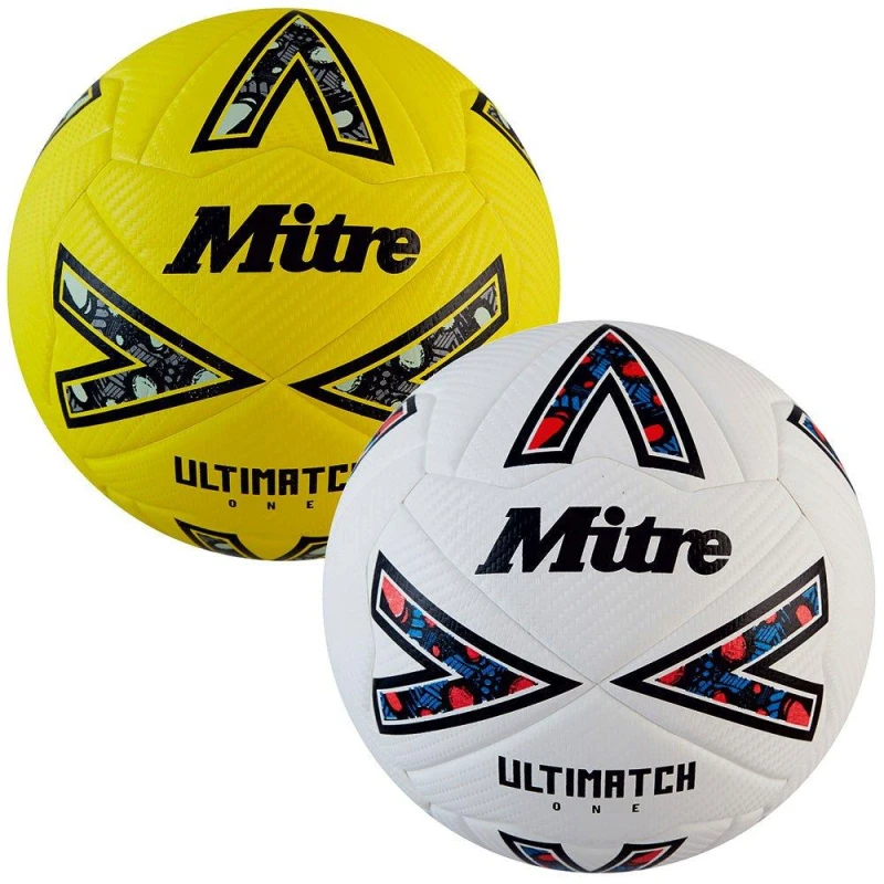 Image of Mitre Mitre Ultimatch One Football White unisex Size 3