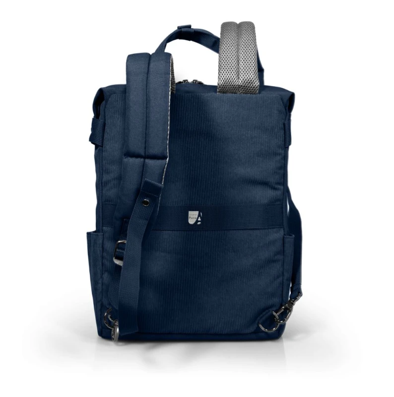 Image of Port Designs MILANO II ECO TOTEPACK - NAVY Blue. 16ltr 14/16 laptop ba