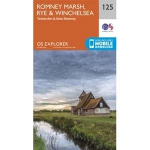 Image of Romney Marsh, Rye and Winchelsea by Ordnance Survey (Sheet map, folded, 2015)