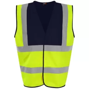 Image of PRO RTX High Visibility Unisex Waistcoat (S) (Yellow/Navy)