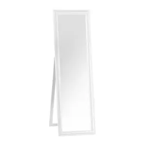 Image of Premier Housewares Premiere Urban Floor Standing Mirror - White