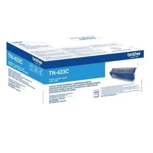 Image of Brother TN423 Cyan Laser Toner Ink Cartridge
