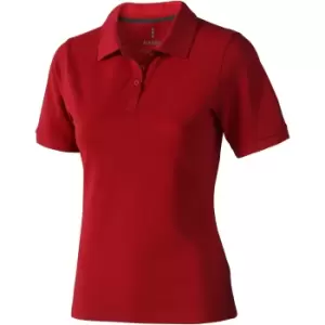Image of Elevate Calgary Short Sleeve Ladies Polo (S) (Red)