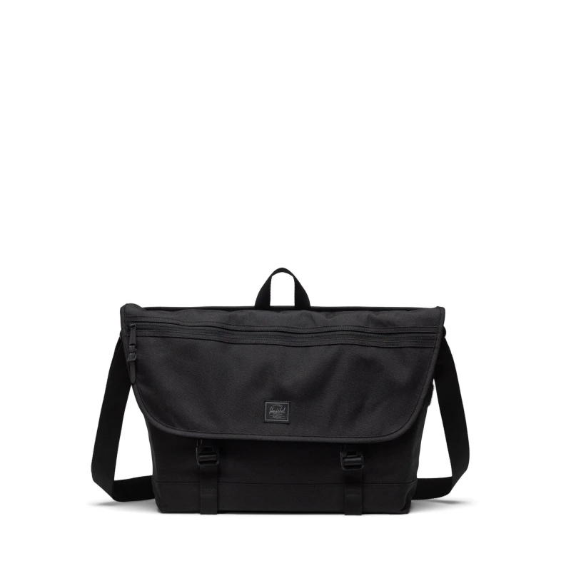 Image of Herschel Supply Co Cove Messenger Bag Black Tonal unisex One Size