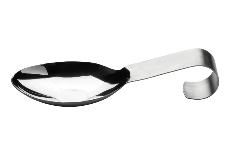 Image of Premier Housewares Brushed Stainless Steel Spoon Rest Silver