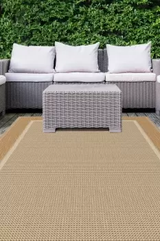 Image of Solstice Latte Indoor Outdoor Rug - 120X170cm