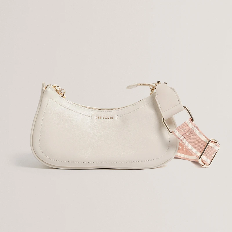Image of Ted Baker Ted WebSm Lthr S/Bag Ld62 Ivory female One Size