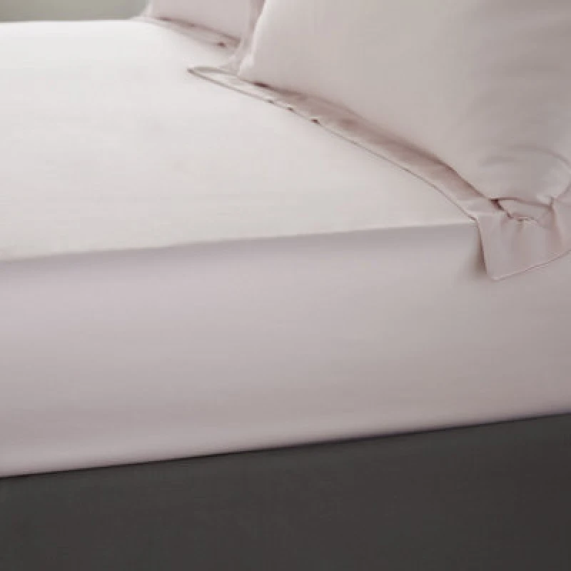 Image of CATHERINE LANSFIELD Catherine Lansfield - Silky Soft Satin Fitted Sheet, Blush, Double BD/55075/W/DFD/BLH
