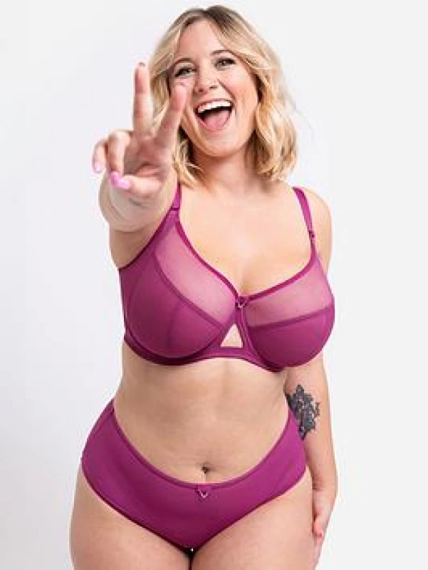 Image of Curvy Kate Victory Balcony Bra Purple
