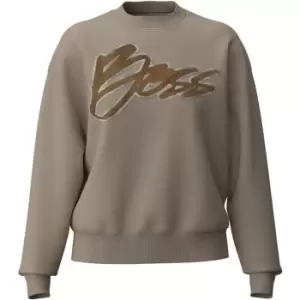 Image of Boss Ecaisa Crew Sweater Womens - Yellow