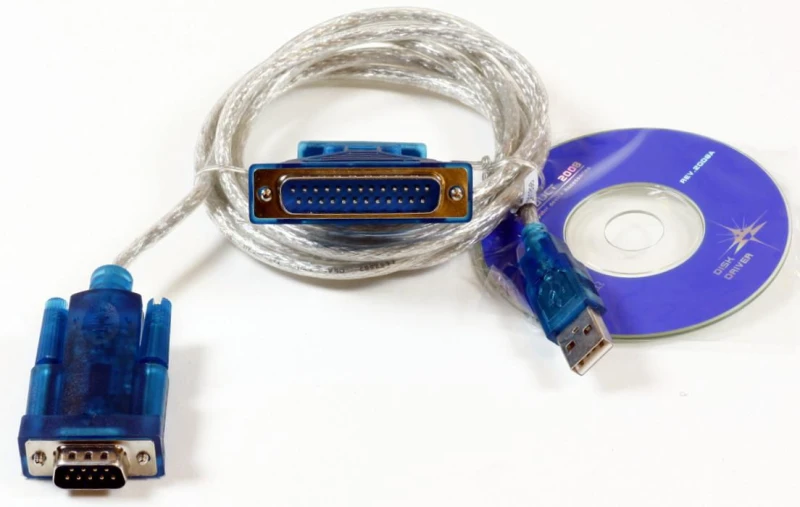 Image of Microconnect USBADB25 serial cable Transparent 1.8 m USB DB9