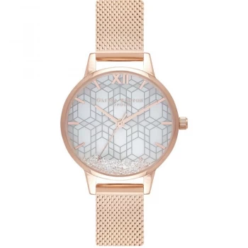 Image of Olivia Burton Ice Queen Snow Globe & RG Watch