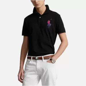 Image of Polo Ralph Lauren Logo Cotton Polo Shirt - M