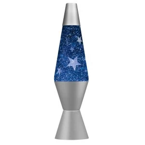Image of 14.5" Star Frosted Glitter Lava Lamp