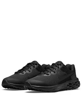 Image of Nike Junior Revolution 6 - Black, Size 5.5