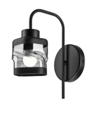 Image of Hugo Wall Light Black, 1x E27