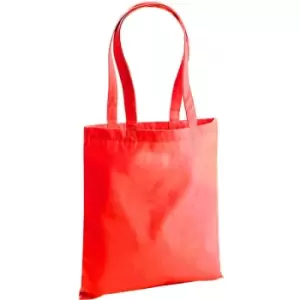 Image of Westford Mill EarthAware Organic Bag For Life (10 Litres) (One Size) (Classic Red) - Classic Red