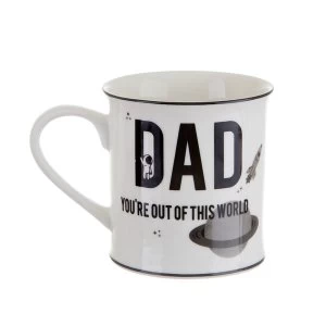 Image of Sass & Belle Dad You're Out of This World Mug