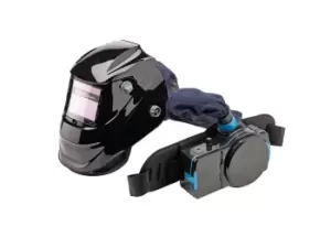 Image of Draper WHAFVS Expert Air-Fed PAPR Auto-Darkening Welding Helmet Black