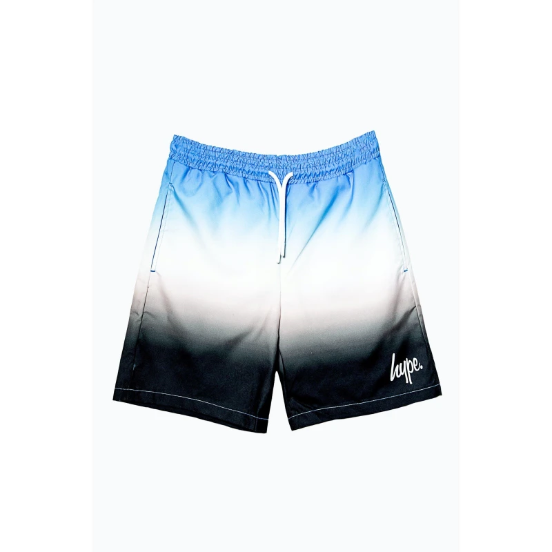 Image of Hype Multi Changing Skies Fade Swim Shorts Multi male