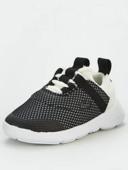 Image of Lacoste Infant Boys LT Dash 120 Trainers - Off White/Black, Off White/Black, Size 7 Younger