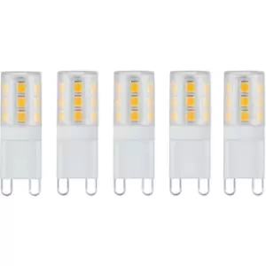 Image of Harper Living 3 Watts G9 LED Bulb Clear Capsule Cool White Non-Dimmable, Pack of 5
