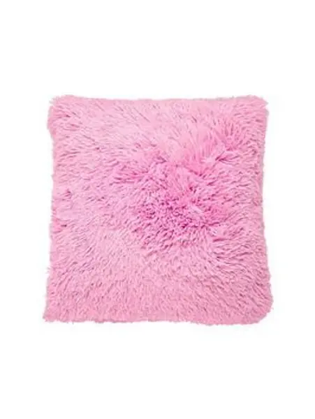 Image of Catherine Lansfield Cuddly Cushion Ochre NA4PC Unisex