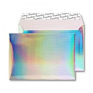 Image of Wallet Peel and Seal Shimmering Rainbow C5 162x229 140gsm