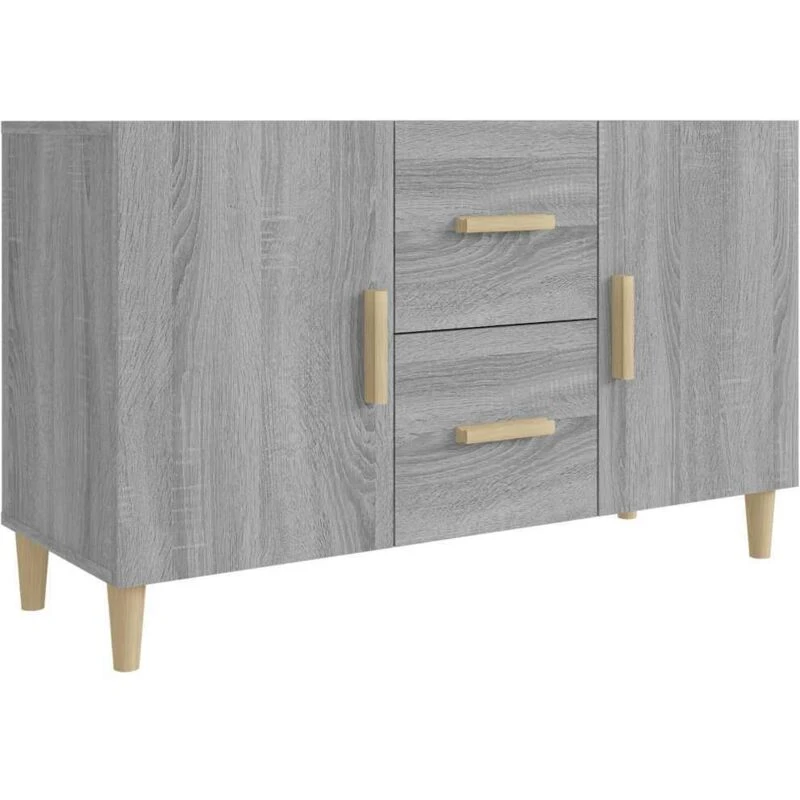 Image of VIDAXL Sideboard Grey Sonoma 100x36x60cm Engineered Wood Vidaxl 8720286973745
