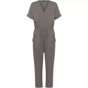 Image of French Connection Airietta Lyocell Jumpsuit - Grey