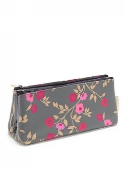 Image of Victoria Green Lauren Folding Makeup Bag In Blossom Charcoal