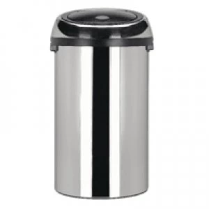 Image of Slingsby Touch Top Waste Bin 50 Litre Steel 311734