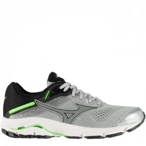 Image of Mizuno Wave Inspire 15 Mens Running Shoes - Grey/Green