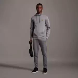 Image of Mens Fly Fleece Trackies - Mid Grey Marl - XL