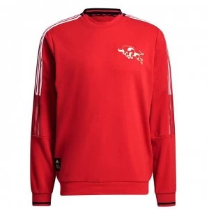 Image of adidas Manchester United Chinese New Year Sweatshirt Mens - Real Red