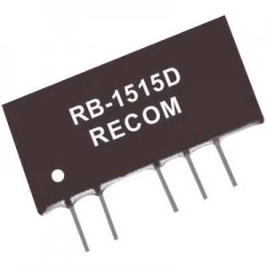 Image of RECOM RB 1505D DCDC converter print 15 Vdc 5 Vdc 5 Vdc 100 mA 1 W No. of outputs 2 x