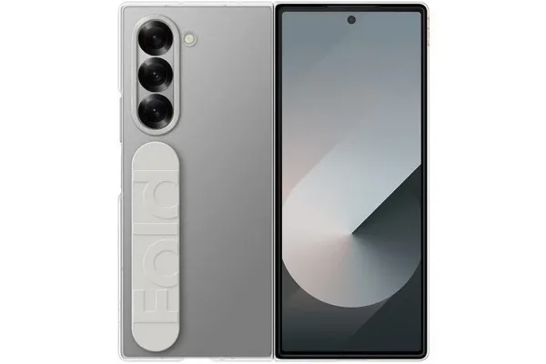 Image of Samsung EF-QF956CTEGWW mobile phone case 19.3cm (7.6") Cover Transparent EF-QF956CTEGWW