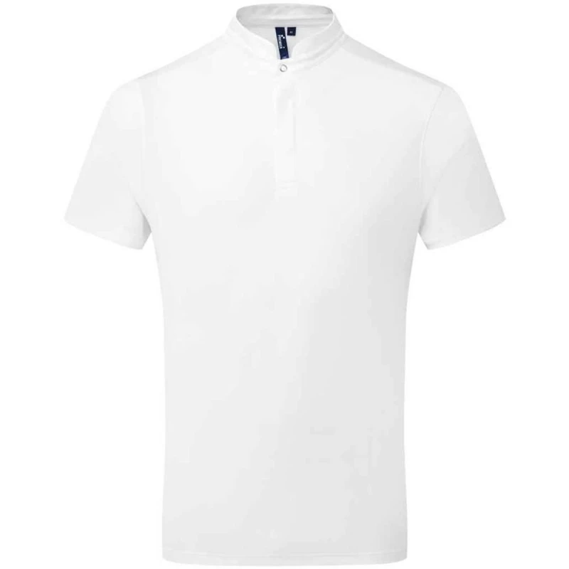Image of Premier Premier Men Essential Coolchecker Short-Sleeved Chef Shirt in White Size: 2X-large White XXL Male 5063703135467