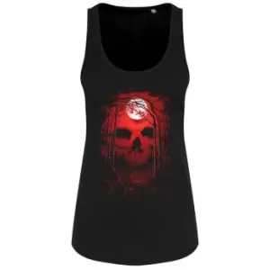 Image of Requiem Collective Womens/Ladies Celestial Secret Vest Top (XL) (Black/Red)