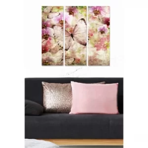 Image of MDF1018809 Multicolor Decorative MDF Painting (3 Pieces)