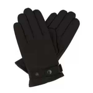 Image of Eastern Counties Leather Mens Anton Strap Gloves (S) (Black)
