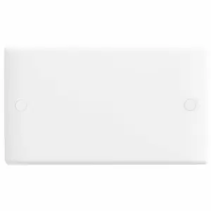 Image of BG Nexus White 2 Gang Blanking Plate - 895