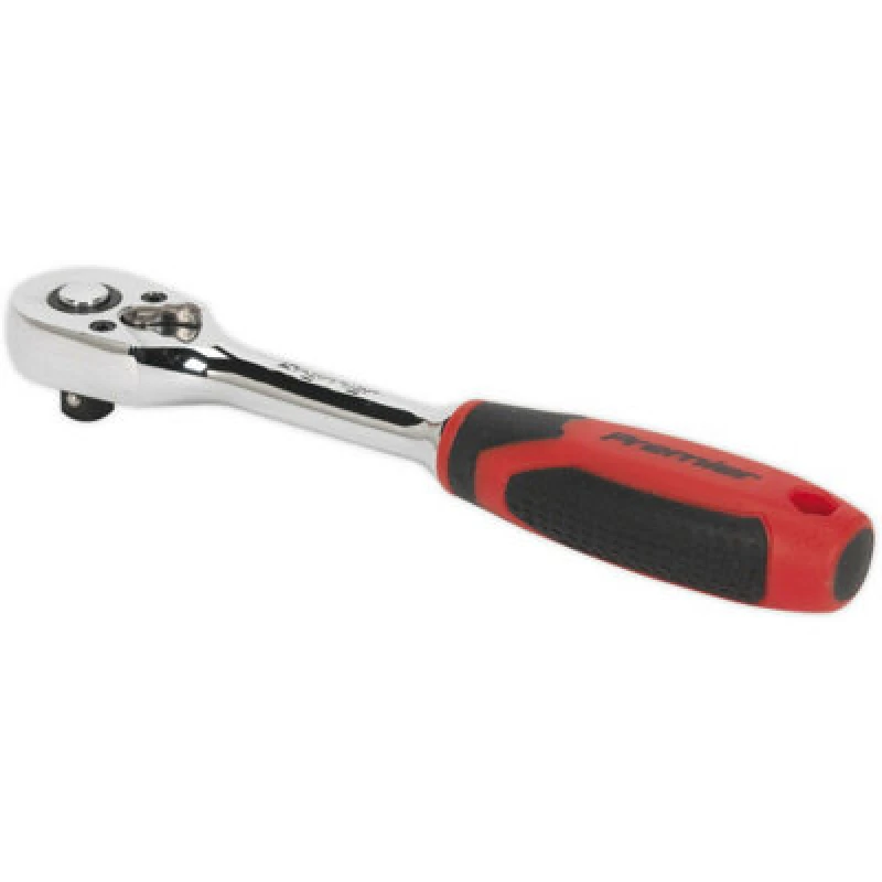 Image of Loops Pear-Head Ratchet Wrench - 1/4" Sq Drive - Flip Reverse - 48-Tooth Ratchet Multi
