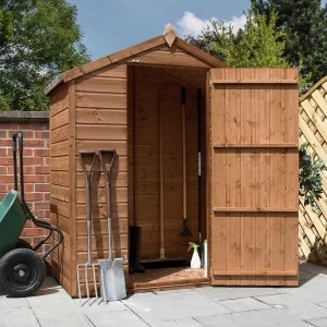 Image of Mercia Pressure Treated Shiplap Apex Windowless Shed - 3 x 5ft