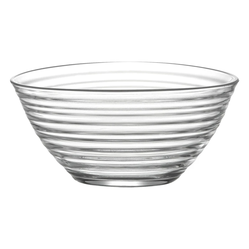 Image of LAV Derin Glass Serving Bowl 23cm Clear unisex