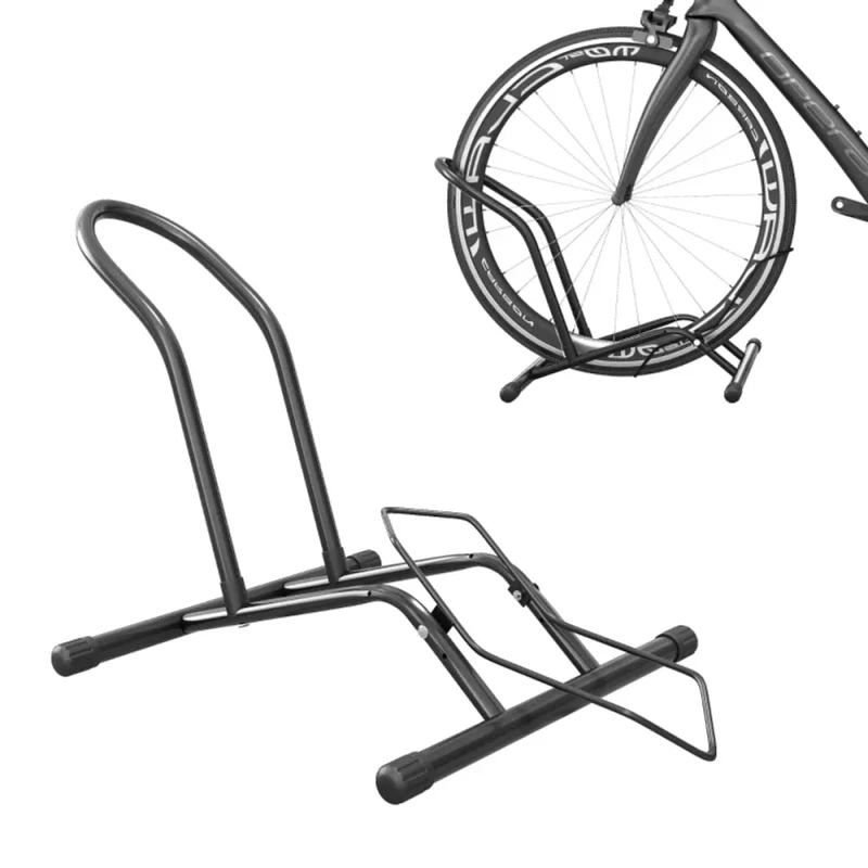 Image of SPORTNOW Sportnow - Bike Stand Bicycle Storage Rack for Indoor Garages Flat Use 5056725565107