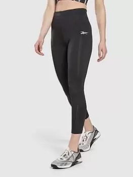 Image of Reebok Meet You There Detail Legging, Black, Size 2Xs, Women