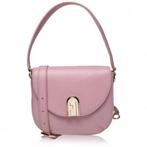 Image of Furla Sleek XS Saddle Bag - ROSA ANTICO g