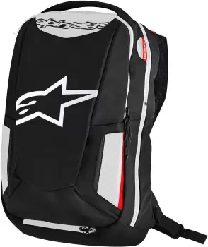 Image of Alpinestars City Hunter Backpack, black-white, Size M 11-20l 21-30l, black-white, Size M 11-20l 21-30l