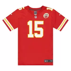 Image of Nike Nfl Home Game Jersey Kansas City Chiefs Patrick Mahomes 15, University Red